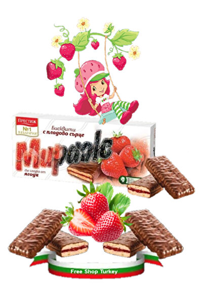 TedarikçinBurada Çilek Reçelli Miraj Bisküvi 178 gr