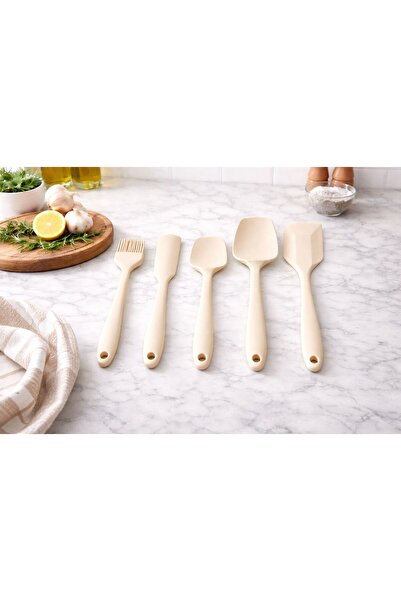 IVORY Yanmaz Yapışmaz 6 Parça Silikon Mutfak Seti (LCC-SL176)