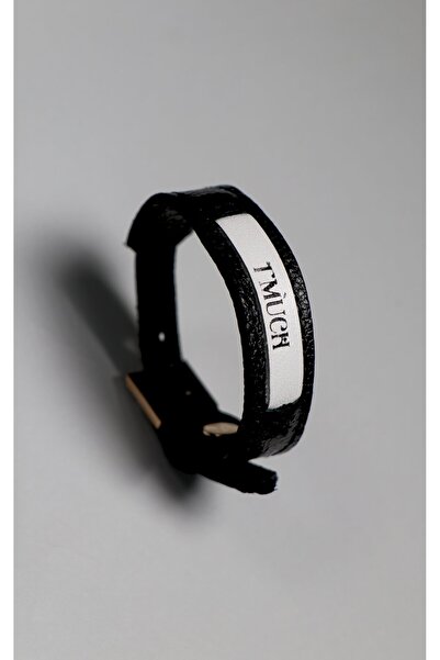 T-MUCH PIANO KEY BRACELET WITH PRINTED LOGO - UNISEX