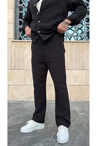 PEERLESS STORE Muslin Fabric Baggy Pants