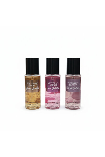 Victoria's Secret Σετ 3 τεμαχίων για σπρέι σώματος ταξιδιού, 75ml