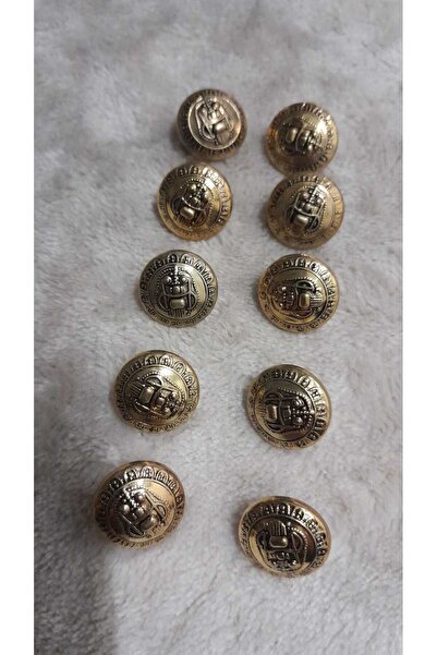 ILCARE METALİZE ABS GOLD KAPLAMA DÜGME 20 BOY 15 MM 10 ADET