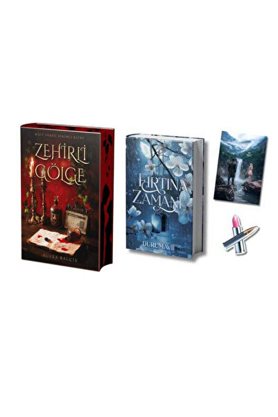 STABİL KİTAP Zehirli Gölge - Fırtına Zamanı (Aşk Romantik Ciltli 2'li Set)