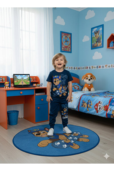 ALYAKİDS Boy's Paw Petrol Character Printed Top and Bottom Set