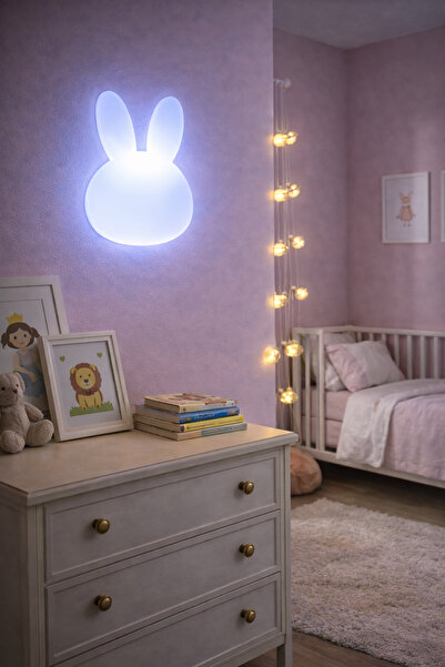 Sun Aplik Sconce Rabbit Head Led Wall Lamp 26X17X5