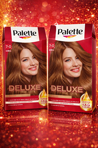 Palette DELUXE SAÇ BOYASI 7.0 KUMRAL 1 2 ADET