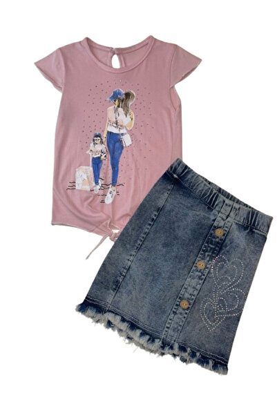 GENERAL Girls' set: blouse and skirt - sizes 2-4 years