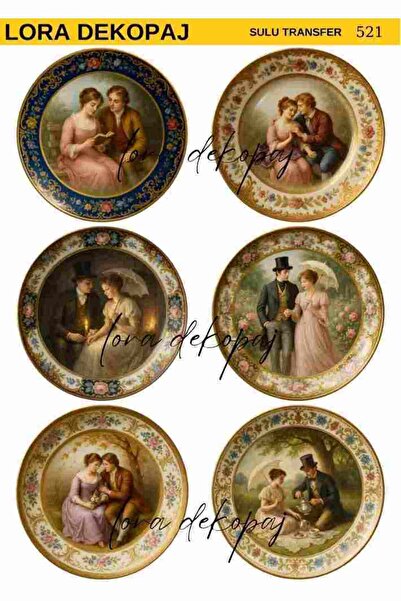 Lora Dekopaj Sulu Transfer Kağıdı - 521 25x35 cm