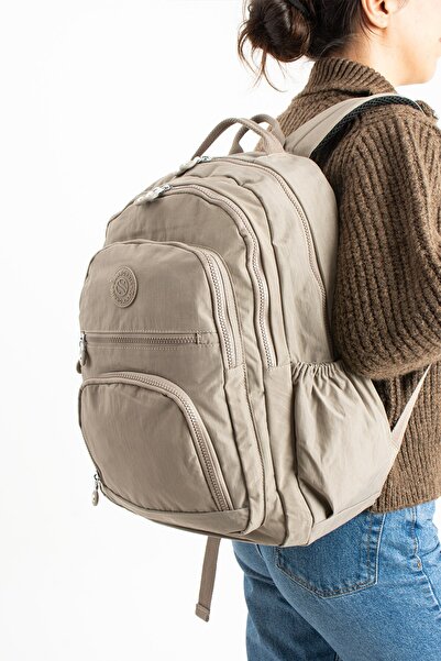 RKY SERENITY Sanmorris Unisex Water Resistant Crinkle Fabric Multi-Compartmen...