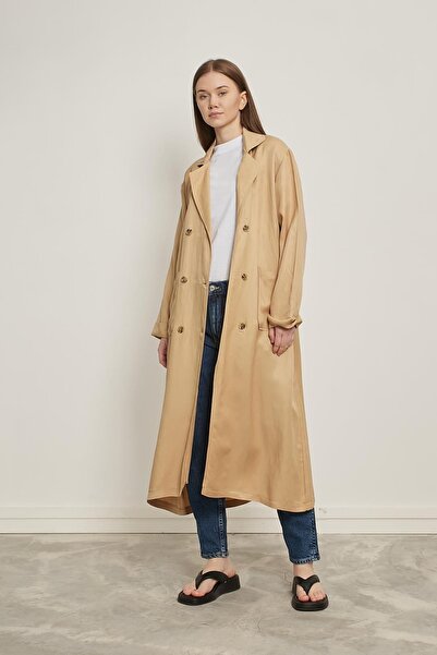 mavi limon Oversize Trençkot