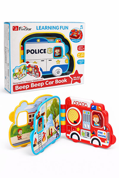 OEM Interactive Educational Baby Book – Vehicles with Sounds and Lights, Chil...