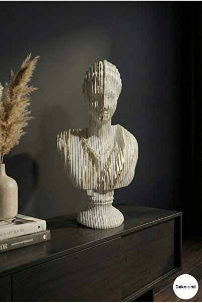 Dekoromi Dekoratif Mitolojik Büyük Boy Heykel Santa Venüs Biblo (48x28cm)