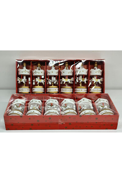 Blooming Plus Mini Atlı Karınca 6'lı Set Nostaljik El Yapımı Ahşap Hediyelik ...