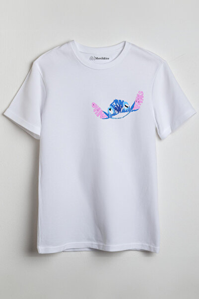 Merch&ice Μπλουζάκι Unisex με στάμπα Ohana Stitch