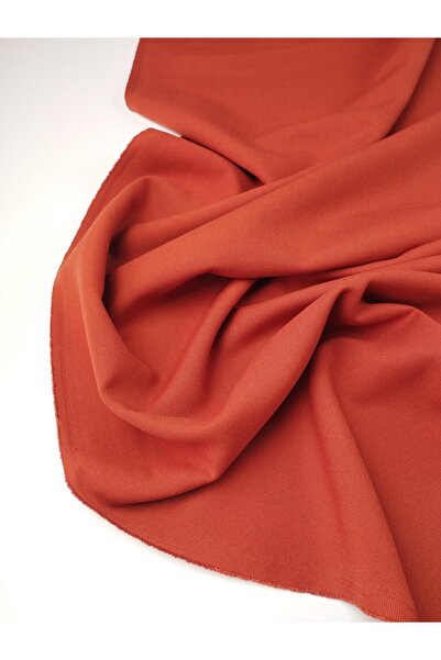 Kumaş Parça Cinnamon-Colored Gabardine Fabric between Tiles Width: 140 cm