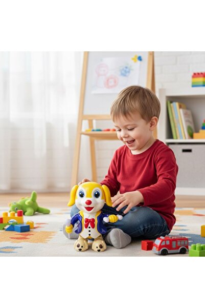 ADIRI SHOP Cățel Interactiv „Dance Dog” cu Muzică și Lumini