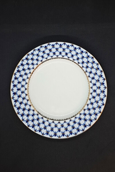 Imperial Porcelain Zero Product New Imported Cobalt Blue Network Patterned Si...