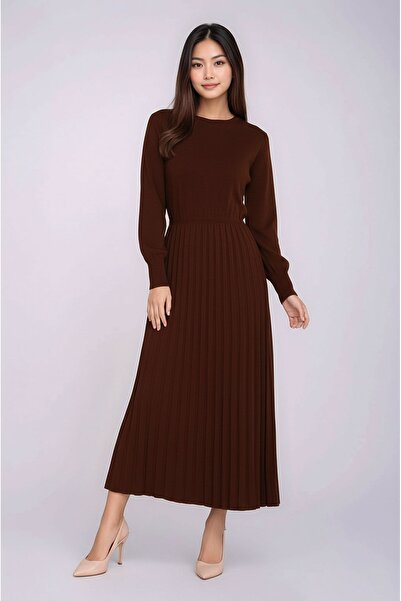 MAMAYAGA Women's Long Sleeve Crew Neck Asymmetrical Hem Knitwear Sporty Styli...