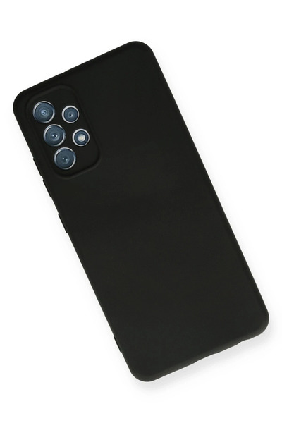 Epilons حافظة جالاكسي A32 نانو إني مخمل سيليكون - أسود