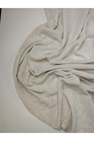 Kumaş Parça Stone-Colored Fine Knitted Fabric (Width 160 cm X Length 260 cm)