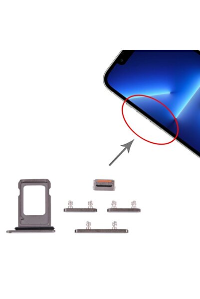 indirimplus iPhone 13 Çift Sim Kart Yuvası Plus Yan Tuşlar