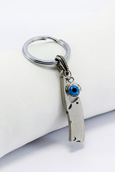 biuti سلسلة مفاتيح هدية للمهنة، سلسلة مفاتيح معدنية مزدوجة الجوانب مع زجاج عل...