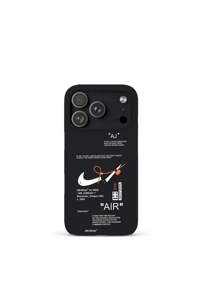 KaffCase Iphone 17 Pro Max Uyumlu Nike Air Tasarım Baskılı Premium Lansman Kılıf