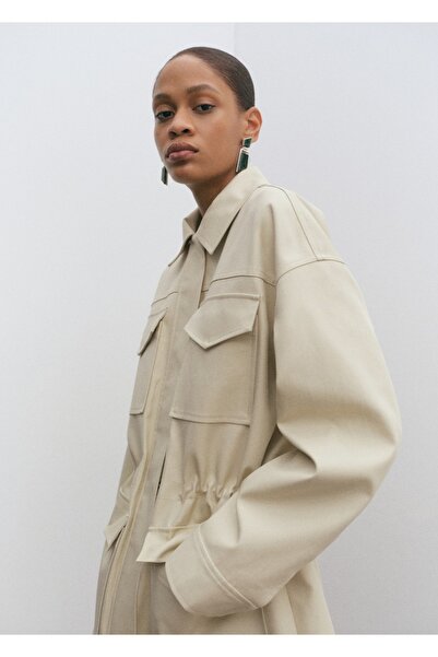 MANGO Woman Cepli oversize parka