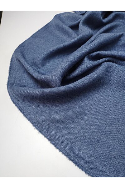 Kumaş Parça Gray Blue Colored Woven Fabric Width: 140 cm