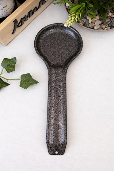 BRE HOME Paslanmaz Metal Granit Tezgah Üstü Kirli Kaşıklık, Kaşık Altlığı