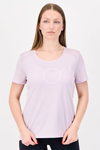 Nike Women Dri Fit Short Sleeve Running T-Shirt, Lilac