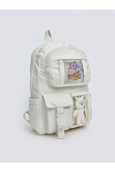 LC Waikiki Sparkling Choices Multi-Compartment Girls' Backpack from Shining S...