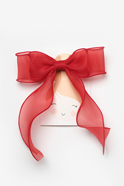 Le Mabelle Red Tail Bow Girl's Automatic Buckle
