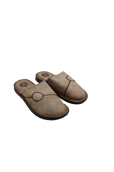 BGL Men's Mink Orthopedic Home Slippers – Embroidered Casual Home Slippers