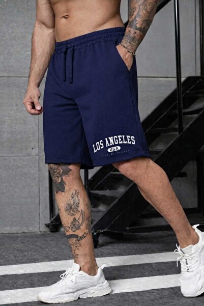 TREND ALİSSE ALBASTRU ÎNCHIS Bermude pentru bărbați, PANTALONI SCURȚI SPORT C...