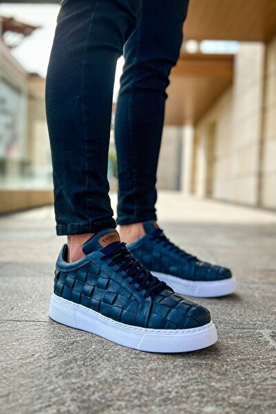 Mhoda Shoes Rlx-209 Vimini Men's Casual Lace-Up Leather Sports Sneaker Shoes ...