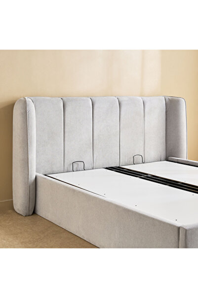 Home Box لوح رأس سرير هامبتون كارمن المنجد بحجم كينج - 180 × 200 سم