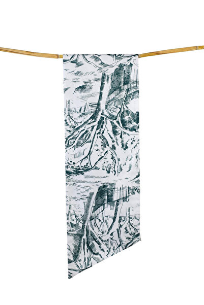 NESSCARF Women's Twill Triangle Scarf 26X135 cm