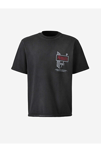 Amiri MA Vintage Lounge Sırt Baskılı Pamuklu Tişört