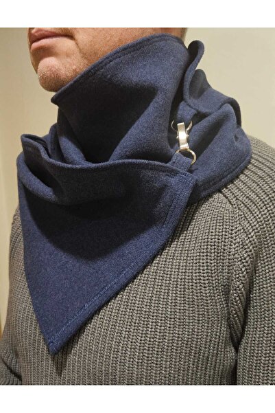 Leylace New Model, Winter Wool Knitwear Fabric, Navy Blue Burgundy Color Neck...