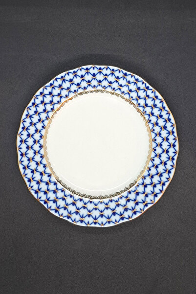 Imperial Porcelain Zero Product New Imported Cobalt Blue Network Patterned Si...