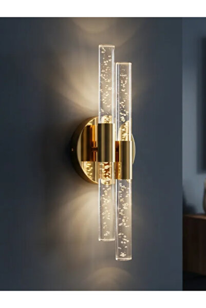 BACKHOME BHBACKHOME DUBBLE MEDİUM ŞIK VE ZARİF MODERN LED DUVAR APLİK 31 CM G...