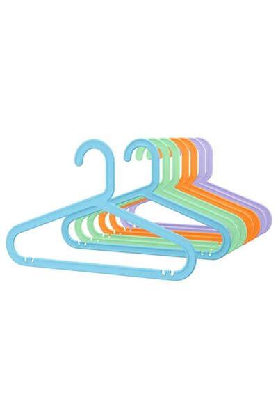 OEM Children's Hangers, Various Colors, 8 pcs/set