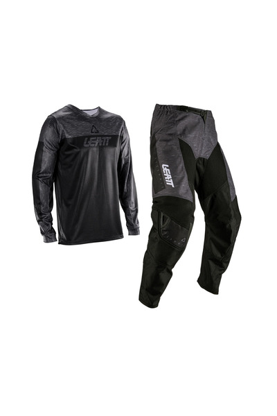 Leatt 3.5 Siyah Motosiklet Jersey Pantolon Takımı