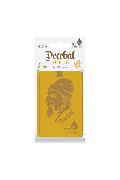 DeoMaxx Card Parfumat Decebal Aurul