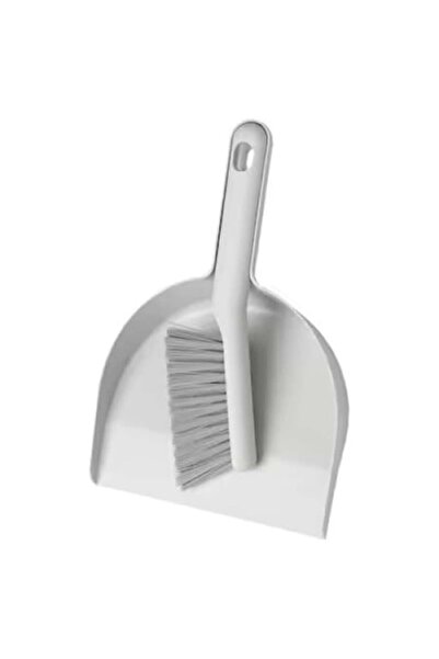 OEM Set de mături cu făraș, clasic, curățare rapidă, ușor de depozitat, gri