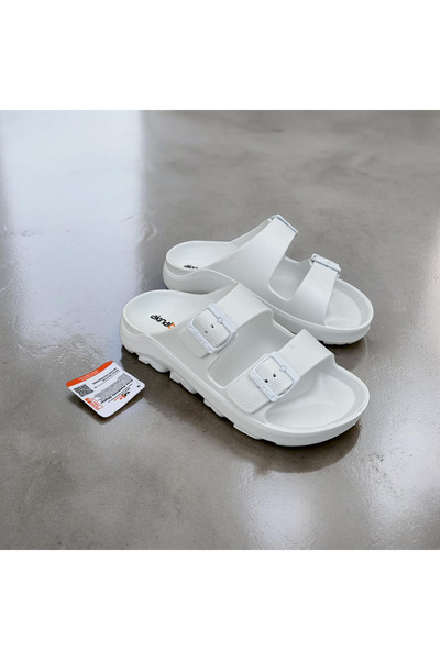 AkınalBella Men's Double Buckle Lightweight Comfortable Sole Beach Pool Casua...