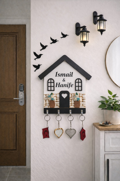 jalehediyelik Giriş anahtarlığı 4 askı yeri mevcuttur kişiye özel ve yanında ...