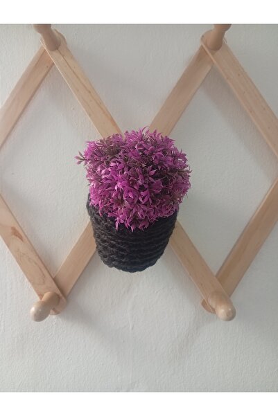 MARİANO VENANZİO Renkli bohem mini duvara asılabilen sepet, mutfak dekoratif ...