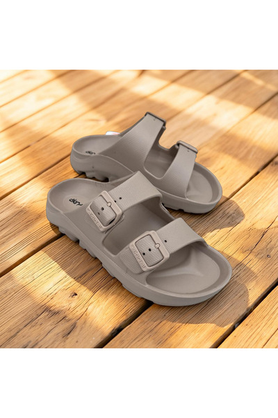 AkınalBella Men's Double Buckle Lightweight Comfortable Sole Beach Pool Casua...